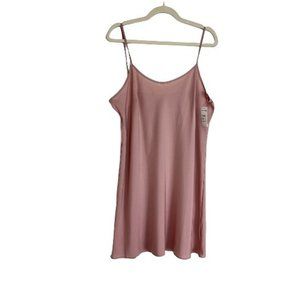 NWT Nanette Lepore Dusty Rose Slip Dress Size 14